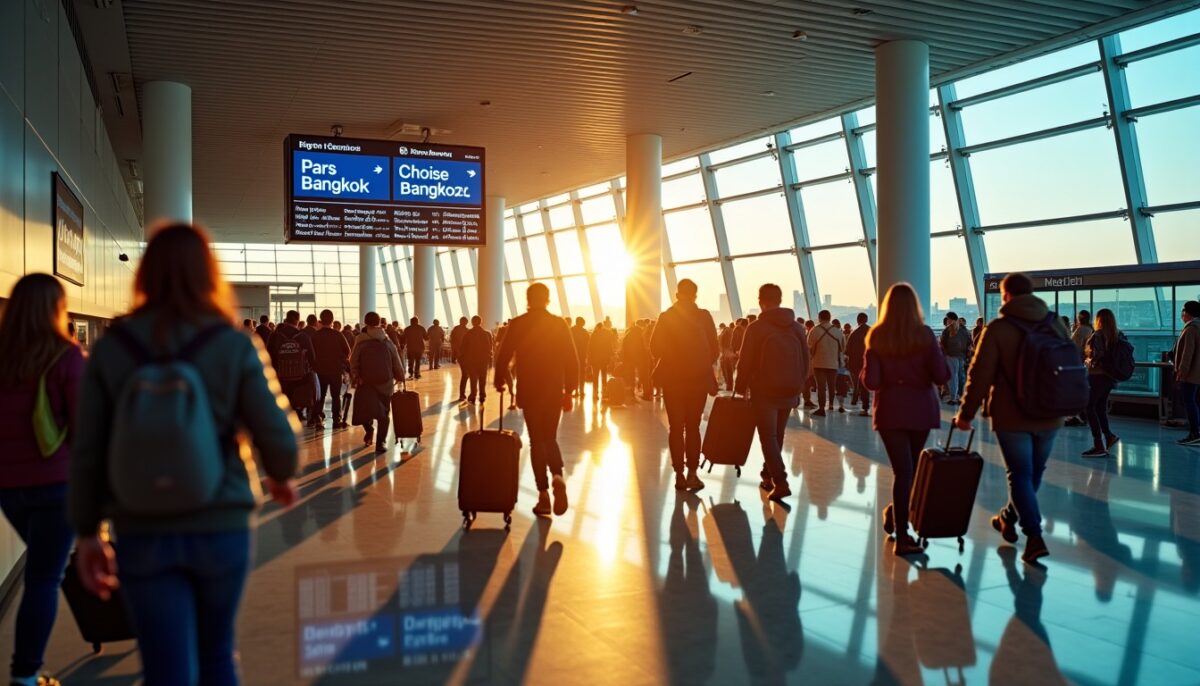 Vol Paris-Bangkok : durée moyenne et astuces incontournables pour un trajet réussi