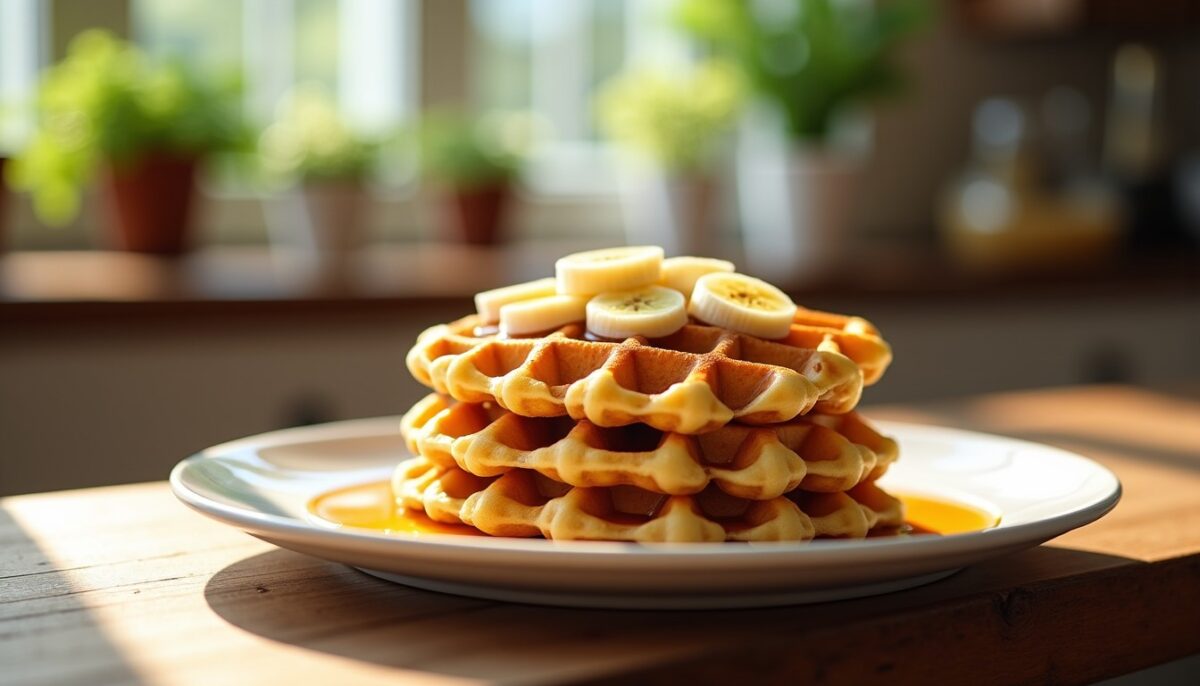 Gaufres moelleuses à la banane : la recette simple et gourmande de ChicChew.fr